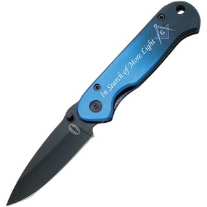 Masonic Bandit Linerlock Blue