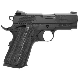 Girsan 392069 MC1911 SC Untouchable SubCompact Frame 9mm 71 3.40  Black Steel Barrel Black Camo Serrated Steel Slide  Frame wBea