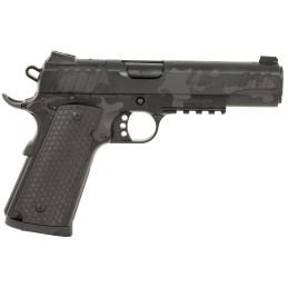 Girsan 391157 MC1911 S Influencer Full Size 45 ACP 81 5 Black Steel Barrel Black Camo Optic ReadySerrated Steel Slide  Frame wPi