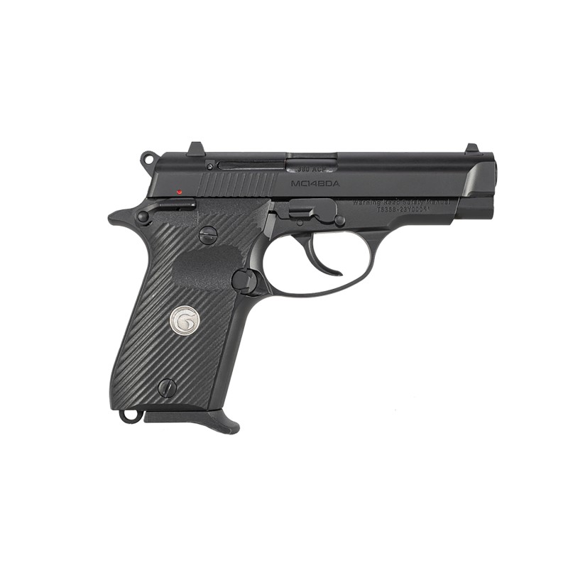 EAA GIRSAN 390815 MC14BDA  380 ACP 131 3.80 Black Steel Barrel Black Serrated Steel Slide Black Aluminum Frame wBeavertail Black