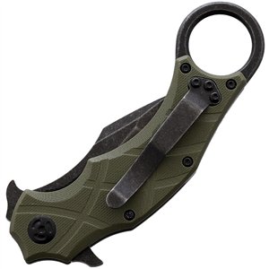 The Claw Linerlock Green