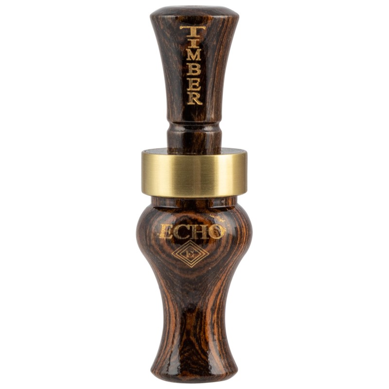 Echo Calls 78015 Timber  Single Reed Mallard Hen Sounds Attracts Ducks Brown Bocote Timber