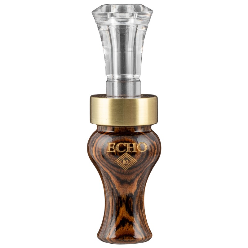 Echo Calls 90016 Timber  Double Reed Mallard Sounds Attracts Ducks Brown Bocote Timber