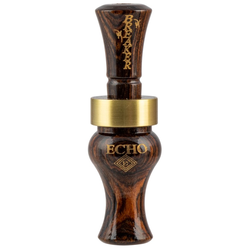 Echo Calls 78913 Breaker  Single Reed Mallard Hen Sounds Attracts Ducks Brown Bocote Timber