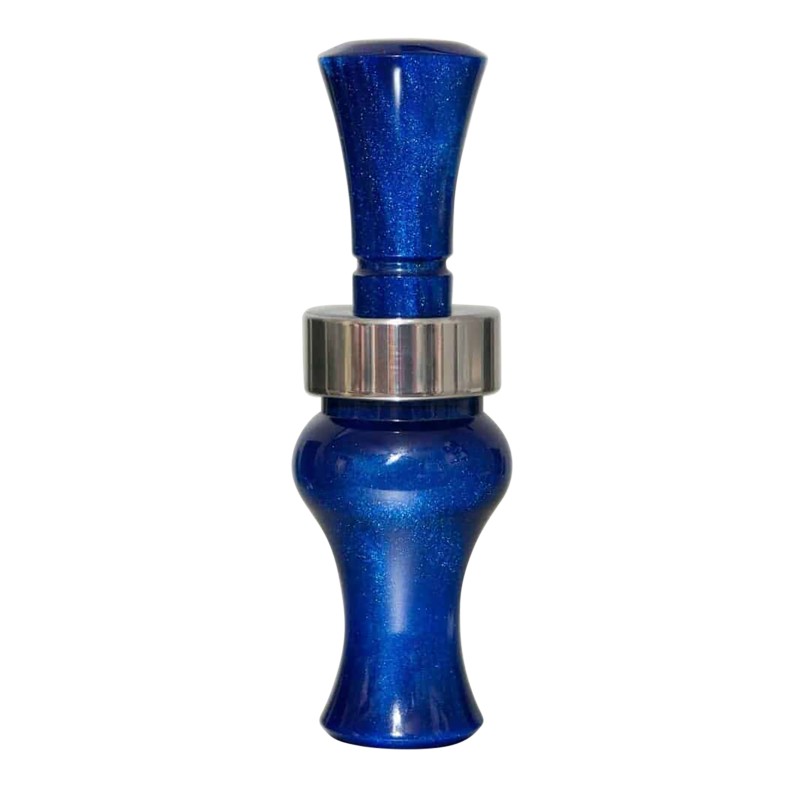 Echo Calls 79014 Meat Hanger  Double Reed Mallard Sounds Attracts Ducks Blue Pearl Acrylic