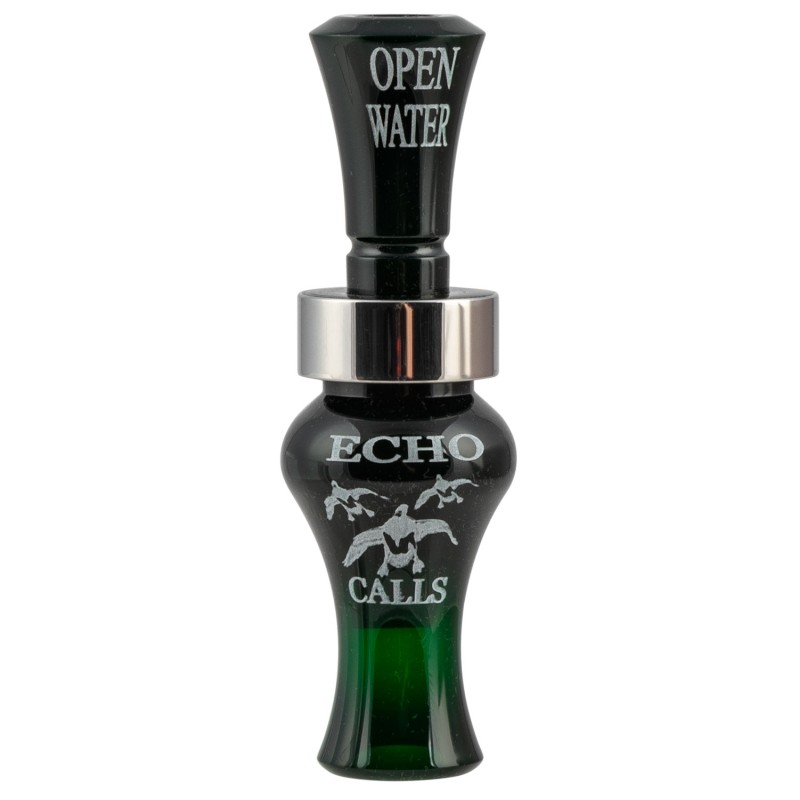 Echo Calls 77764 Open Water  Open Call Single Reed Mallard Hen Sounds Attracts Ducks Dark Green Acrylic