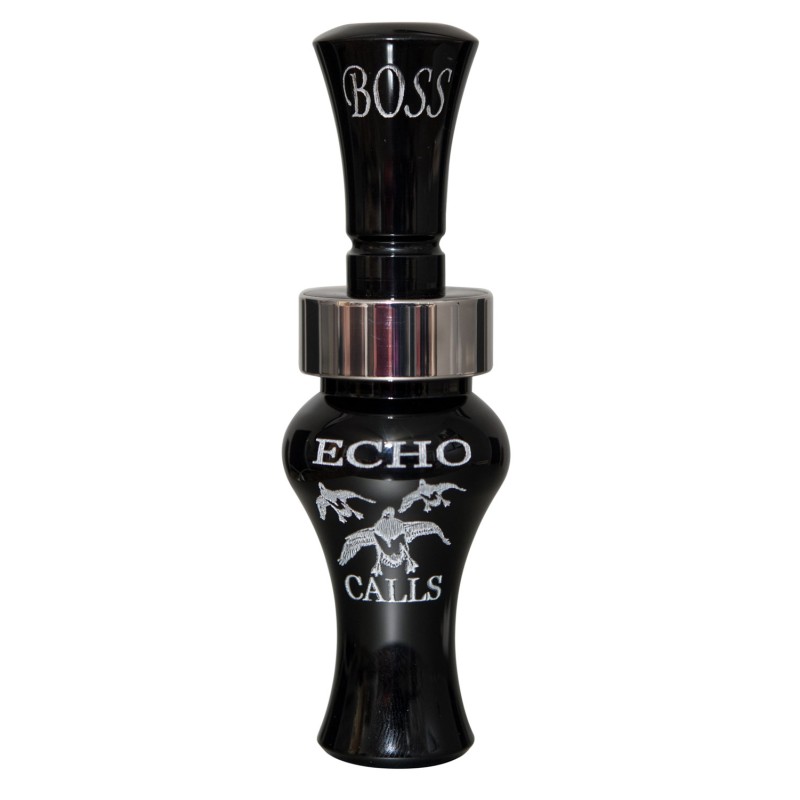 Echo Calls 80002 Boss  Open Call Single Reed Mallard Sounds Attracts Ducks Black Acrylic