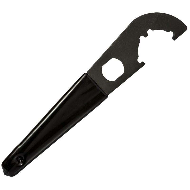 Ergo 4959 Car Stock Tactical Wrench Black Steel Suitable For ShotgunAR15AR10 Firearms Rubberized Grip Handle