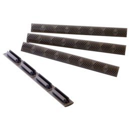 Ergo 4332DE MLok WedgeLok Slot Cover Mossberg Textured Dark Earth Rubber 4 Per Pack