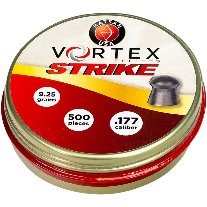 Hatsan USA HA90640 Vortex Strike Pellets 177 Lead Domed 500 Pellets