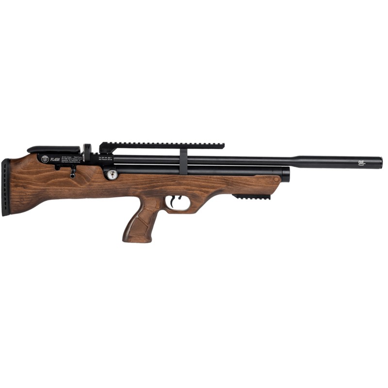 Hatsan USA HGFLASHPUP25 FlashPup QE Air Rifle 25 Cal Hardwood