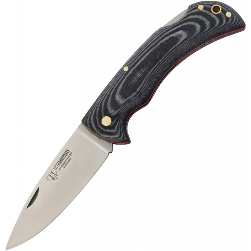 Lockback Hunter Black Micarta