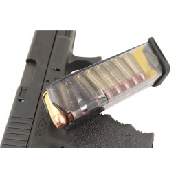 ETS Group GLK22 Pistol Mags  16rd 40 SW Compatible wGlock 2223242735 Gen14 Clear Polymer