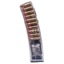 ETS Group HKMP520 Rifle Mags  20rd 9mm Luger for HK MP5SP5KMP5K94SP89 Clear Detachable