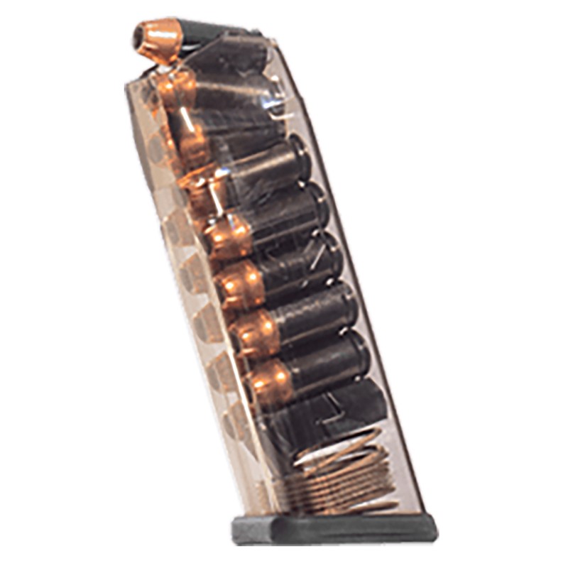 ETS Group GLK21 Pistol Mags  13rd 45 ACP Compatible w Glock 213041 Clear Polymer