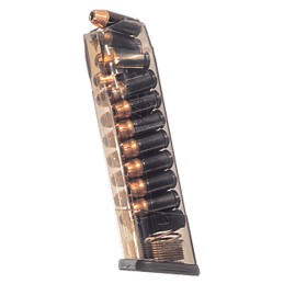 ETS Group GLK2118 Pistol Mags  18rd 45 ACP Compatible w Glock 213041 Clear Polymer