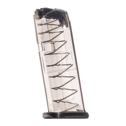 ETS Group GLK43X Pistol Mags  10rd 9mm Luger Compatible w Glock 43X48 Clear Polymer