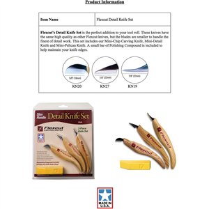 Slim Handle Detail Knife Set