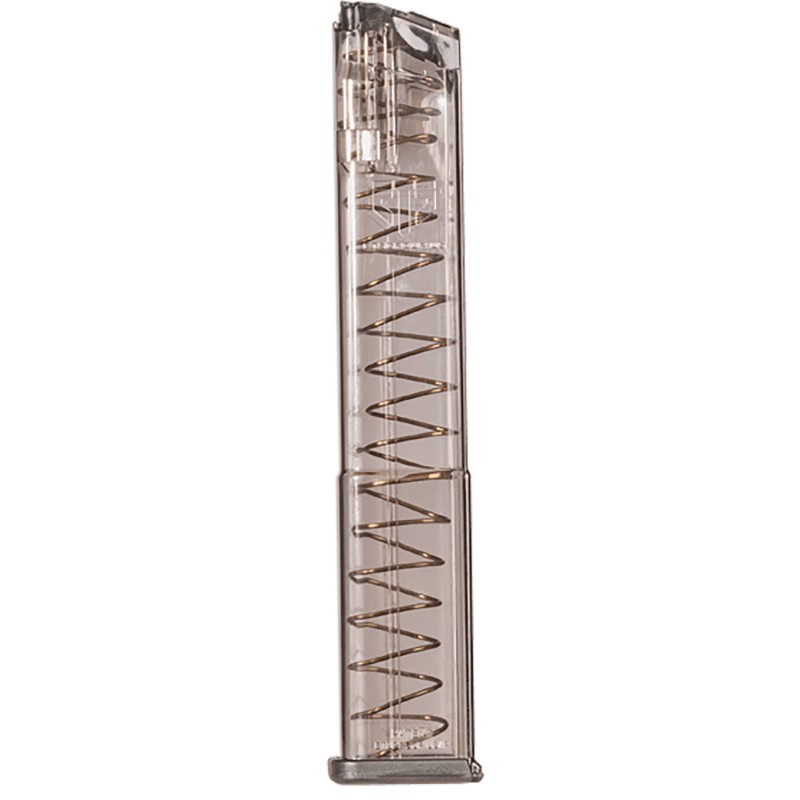 ETS Group GLK18G2 Pistol Mags  32rd Extended wGen2 Floor Plate 9mm Luger Compatible w Glock 17181919X263445 Clear Polymer