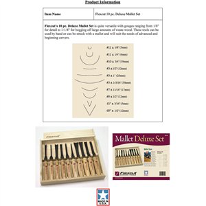 Ten Piece Deluxe Mallet Set