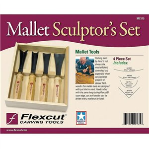 Four Piece Mallet Sculptor Set
