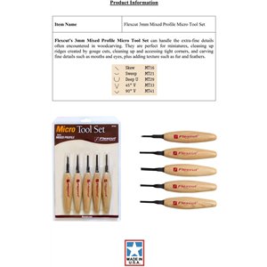 Mixed Profile Micro Tool Set