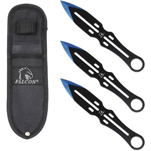 Throwing Knife Set Blue