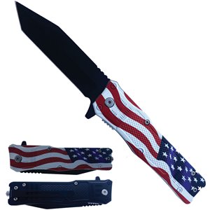Linerlock US Flag A/O