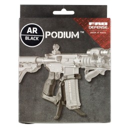 FAB Defense FXARPODB ARPodium  BiPod for AR15 M16 Black Polymer Includes AGR43 Pistol Grip