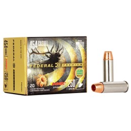 Federal P454XB1 Premium  454 Casull 250 gr Barnes Expander BRX 20 Per Box 10 Case