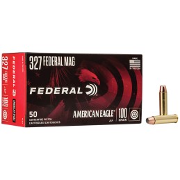 Federal AE327 American Eagle Handgun 327 Federal Mag 100 gr Soft Point 50 Per Box 20 Case