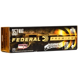 Federal LG3571 Premium HammerDown 357 Mag 170 gr Bonded Hollow Point 20 Per Box 10 Case