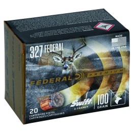 Federal P327SA Premium  327 Federal Mag 100 gr Swift A Frame 20 Per Box 10 Case