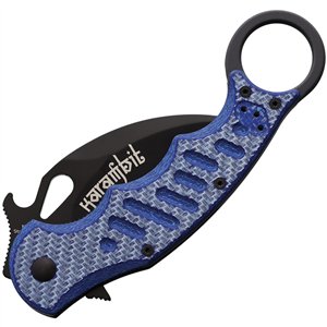 Karambit Linerlock Blue Twill