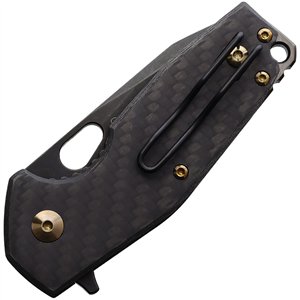 Fox 2.5" M390 Stainless Steel Black Carbon Fiber Fx526Licf