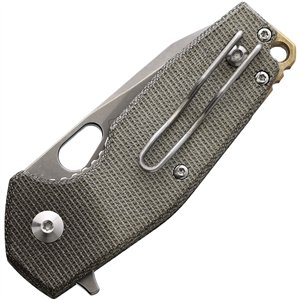 Suru Linerlock OD Micarta