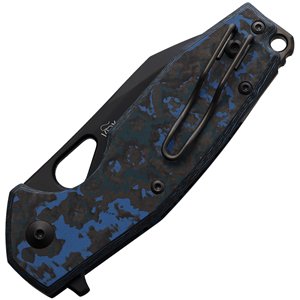 Yaru Linerlock Blue Fat Carbon