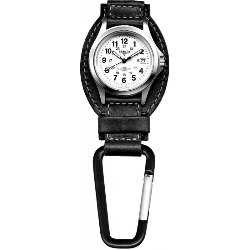 Leather Hanger Watch Black