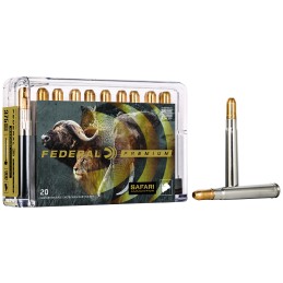 Federal P375T2 Premium Safari CapeShok 375 HH Mag 300 gr Trophy Bonded Sledgehammer Solid 20 Per Box 10 Case