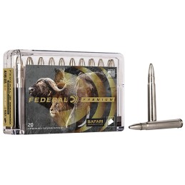 Federal P416RT1 Premium Safari CapeShok 416 Rem Mag 400 gr Trophy Bonded Bear Claw 20 Per Box 10 Case