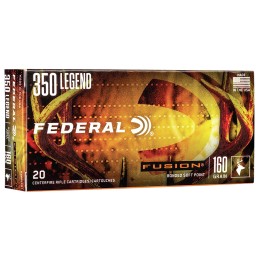 Federal F350LFS1 Fusion  350 Legend 160 gr Fusion Soft Point 20 Per Box 10 Case