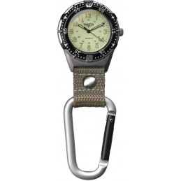 Back Packer Clip Watch Tan