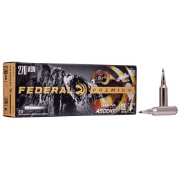 Federal P270WSMTA1 Premium Terminal Ascent 270 WSM 136 gr Terminal Ascent 20 Per Box 10 Case