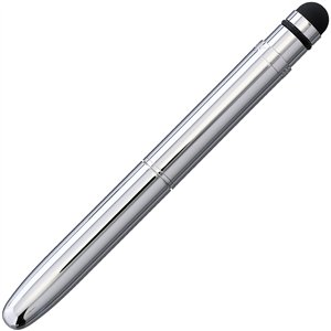 Chrome Bullet Grip Pen w/ Styl