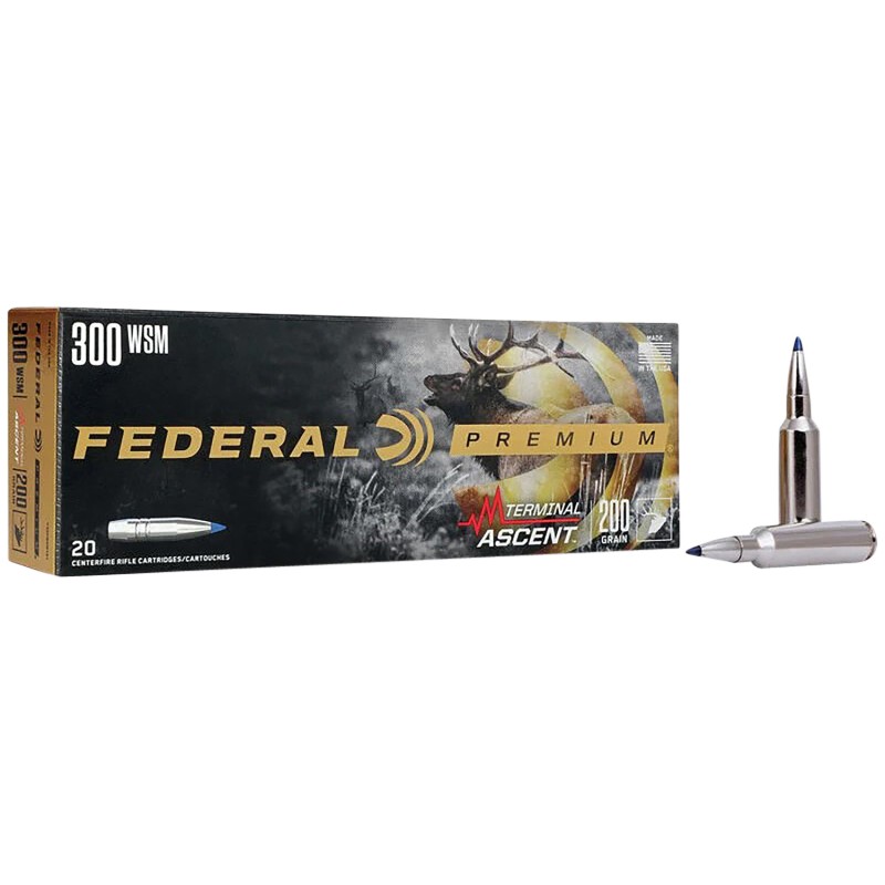 Federal P300WSMTA1 Premium Terminal Ascent 300 WSM 200 gr Terminal Ascent 20 Per Box10 Case