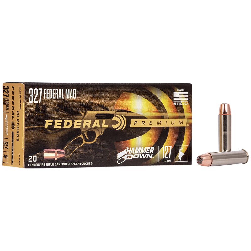 Federal LG327F1 Premium HammerDown 327 Federal Mag 127 gr Bonded Hollow Point 20 Per Box 10 Case