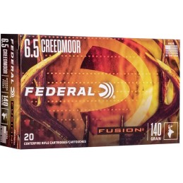 Federal F65CRDTFS1 Fusion  6.5 Creedmoor 140 gr 20 Per Box 10 Case