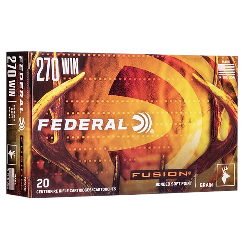 Federal F270TFS2   270 Win 150 gr 20 Per Box 10 Case