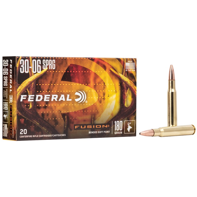 Federal F3006TFS3 Fusion  3006 Springfield 180 gr 20 Per Box 10 Case