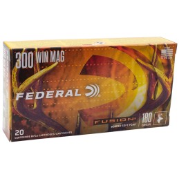 Federal F300WTFS3 Fusion  300 Win Mag 180 gr 20 Per Box 10 Case